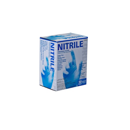 Cordova Nitri-Cor Z-Tread, Disposable Gloves, 6 mil Palm, Nitrile, Powder-Free, M, 12 PK, Orange 4093M